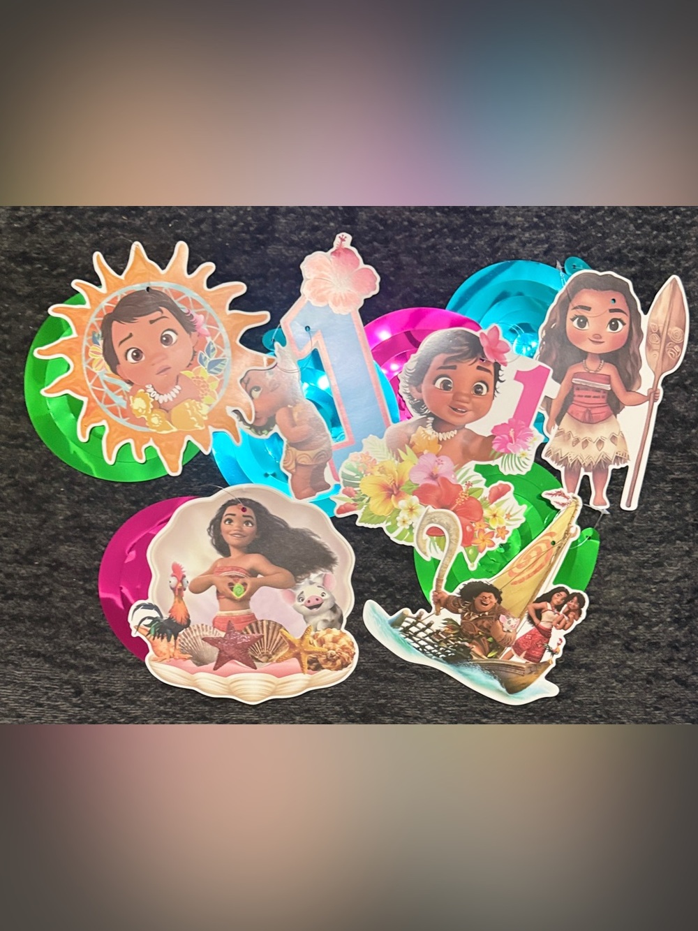 💜 Moana Birthday Party Decorations Kit